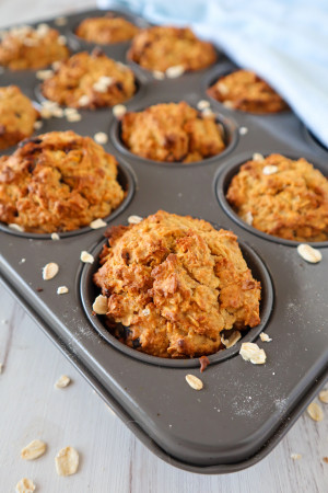 Carrot and Date Muffins